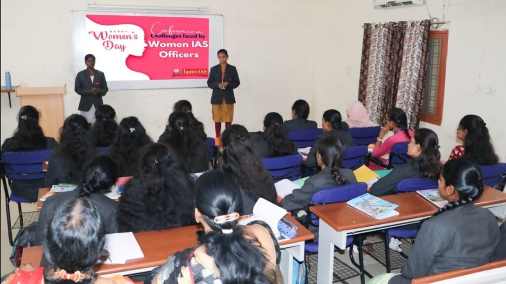 Ignite IAS Academy Shines Light on Challenges Faced by Women in Public Service and Politics on International Womens Day 2024 - Hyderabad (Telangana) , March 9:  Ignite IAS Academy, a leading institution renowned for its commitment to excellence in civil services coaching, hosted a pioneering unique conference on the occasion of International Women's Day. The conference, titled "Breaking Barriers: Empowering Women in Public Service and Politics," brought together distinguished academics, seasoned administrators, passionate students, and eminent leaders to address the multifaceted challenges hindering the progress of women in the fields of public service and politics. - PNN Digital