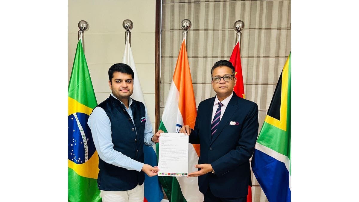 Shubham Chaudhary Appointed Honorary Advisor at BRICS Chamber of Commerce and Industry