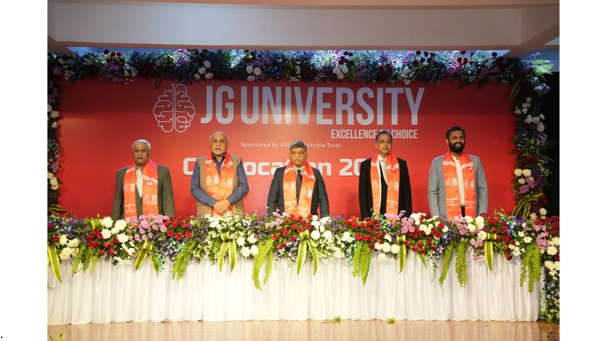 JG University Celebrates Convocation Ceremony; 245 Students Conferred Degrees-PNN