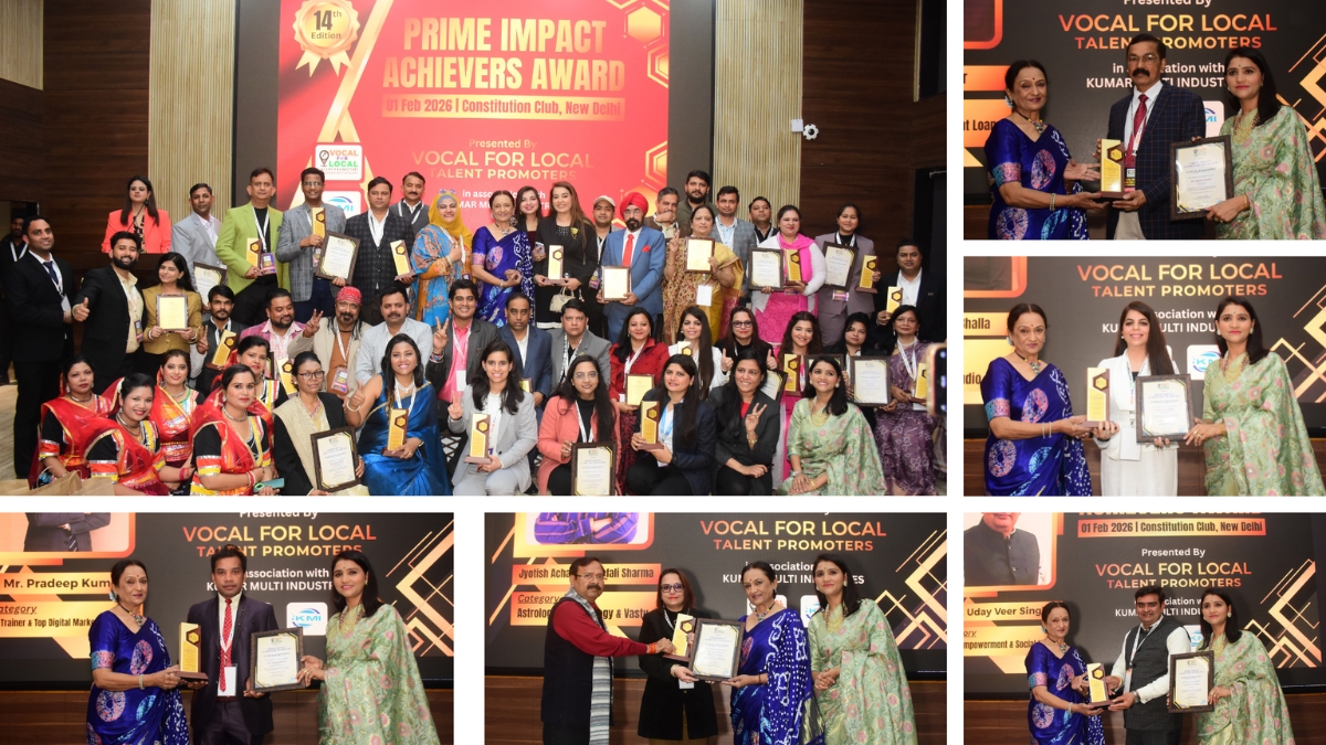Vocal for Local Talent Promoters Hosts Grand Celebration of the 14th Edition of Prime Impact Achievers Awards