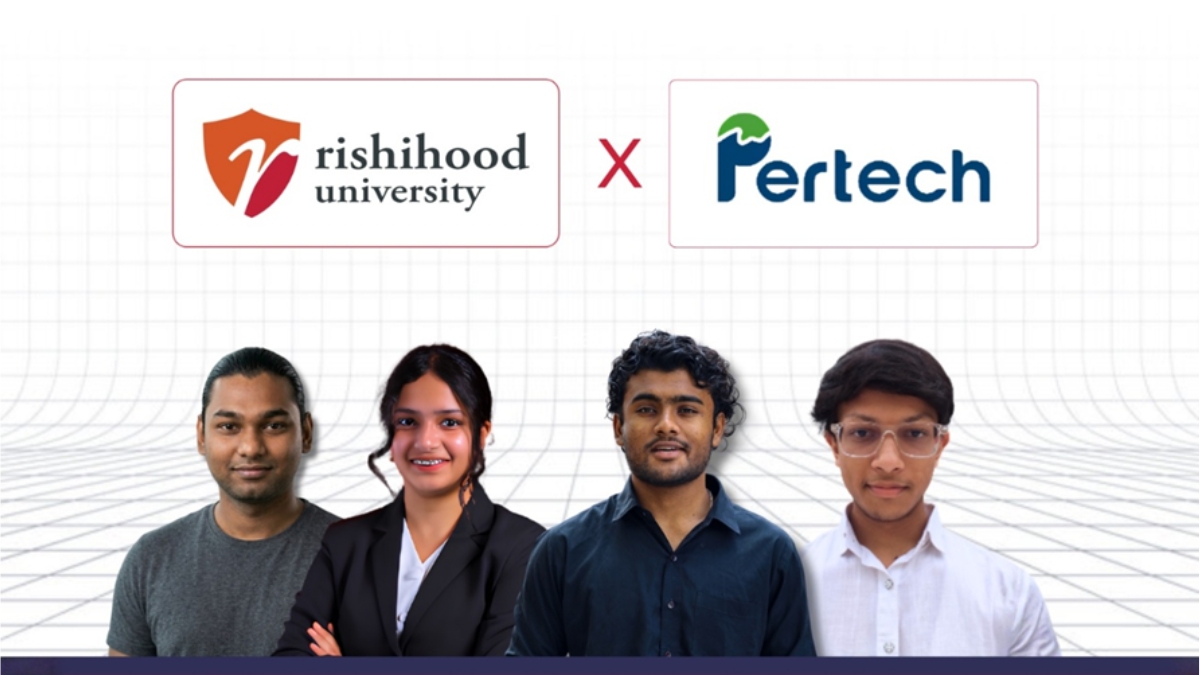 Rishihood University Students Secure Paid AI & Project Management Internships with US-Based Pertech Industries