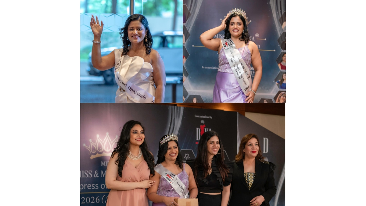 Mayuri Shrinivas Dhaygude: won the title Beauty With Purpose At Mrs india Empress Of Nation by Diva Pageants