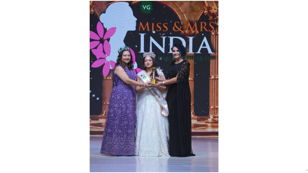 Nisha Chaurasia Won the Title of 2nd Runner Up at VG Miss & Mrs India Beauty 2026, Season 8.