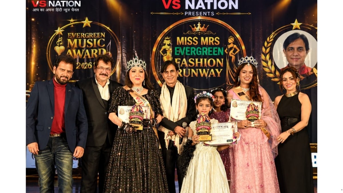 Komal Kataria Crowned Miss Mrs Evergreen Fashion Runway 2026; Celebrities from Film, Music and Fashion Industry Grace the Event