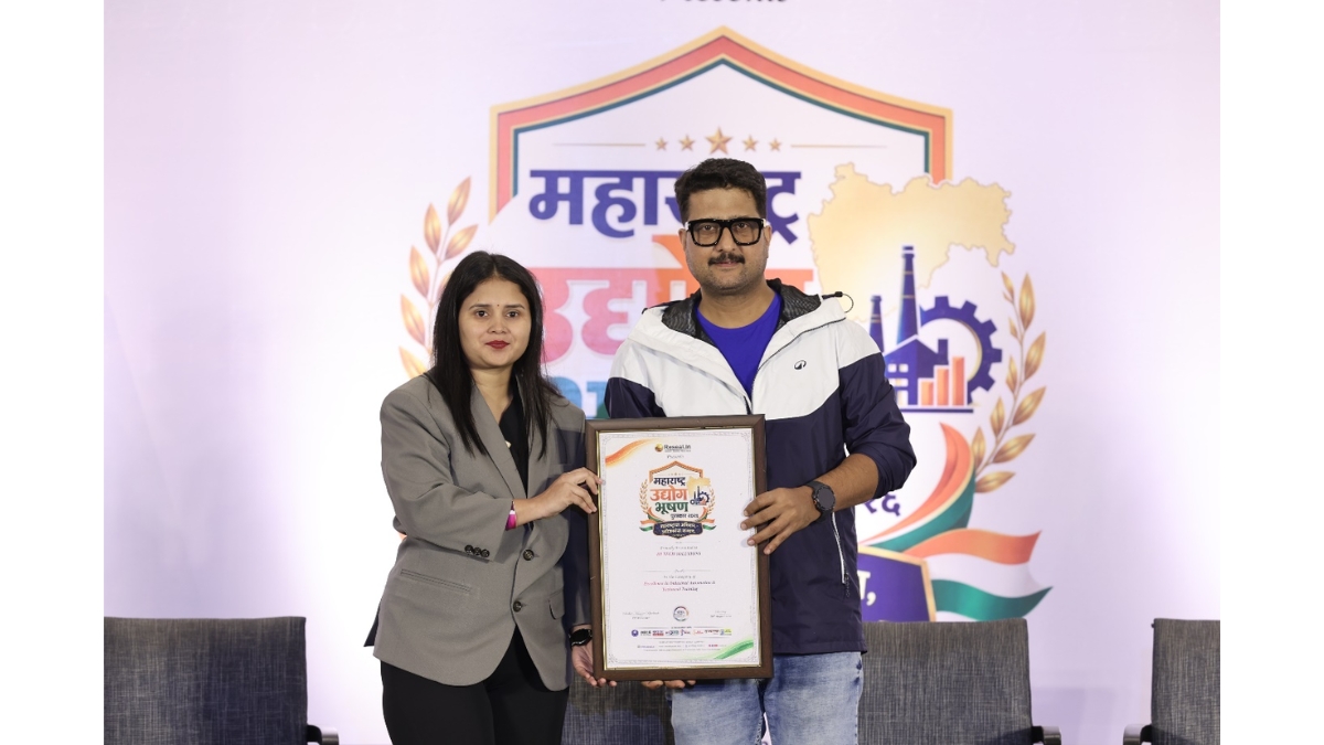 Mrs. Pratiksha Daundkar of HI TECH SOLUTIONS Honoured for Excellence in Industrial Automation & Technical Training